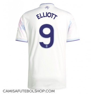 Camisa de time de futebol Aston Villa Harvey Elliott #9 Replicas 3º Equipamento 2025-26 Manga Curta Camisa de time de futebol Aston Villa Harvey Elliott #9 Replicas 3º Equipamento 2025-26 Manga Curta